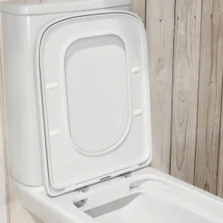 Harbour Soft Close Square Wrap Over Toilet Seat With Quick Release Hinges