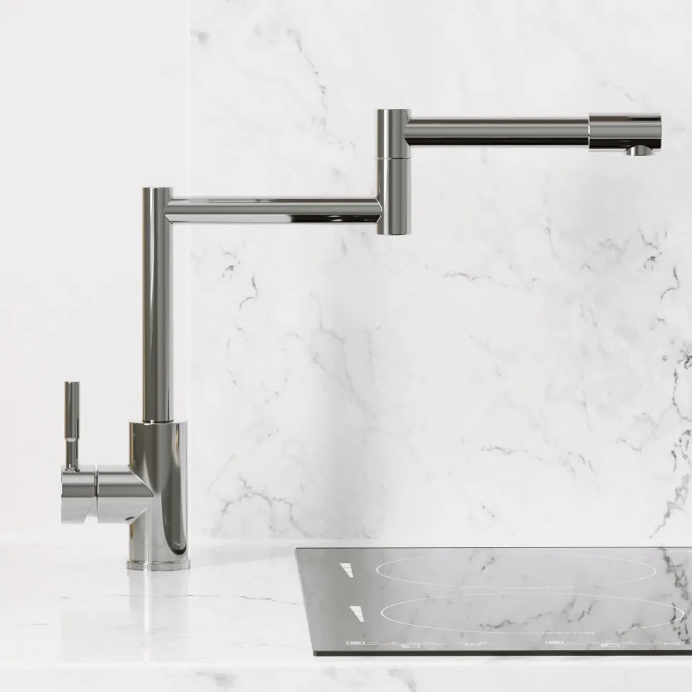 Harbour Stature Deck Mounted Pot Filler Kitchen Tap