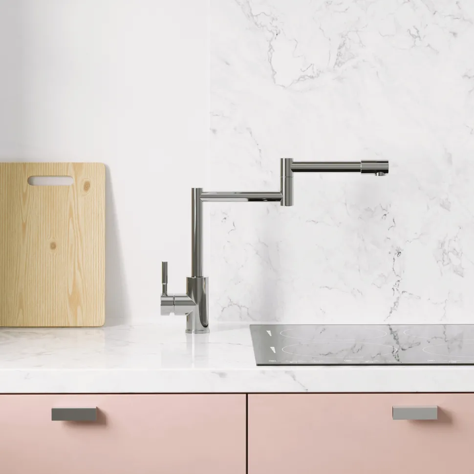 Harbour Stature Deck Mounted Pot Filler Kitchen Tap