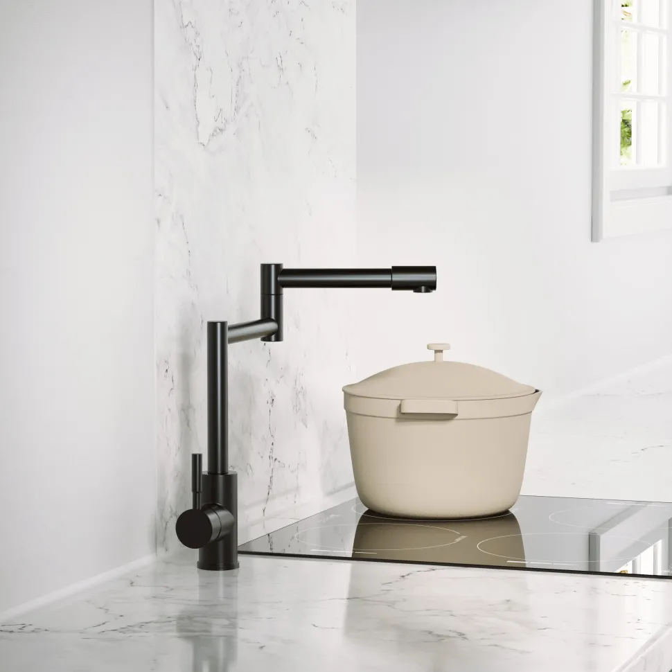 Harbour Stature Deck Mounted Pot Filler Kitchen Tap