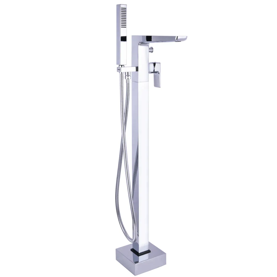 Harbour Status Floorstanding Bath Shower Mixer Tap - Chrome