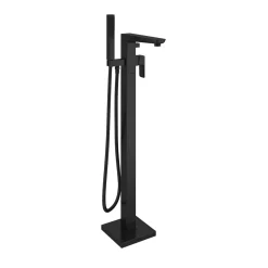 Harbour Status Matt Black Floorstanding Bath Shower Mixer Tap