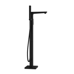 Harbour Status Matt Black Floorstanding Bath Shower Mixer Tap