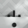 Harbour Status Matt Black 3 Hole Bath Mixer Tap