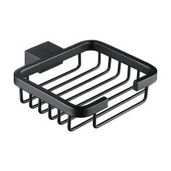 Harbour Status Matt Black Soap Basket