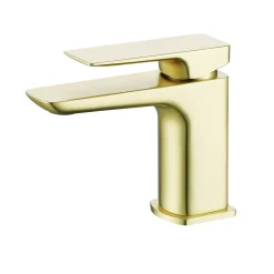 Harbour Status Mini Basin Mixer Tap & Waste - Brushed Brass