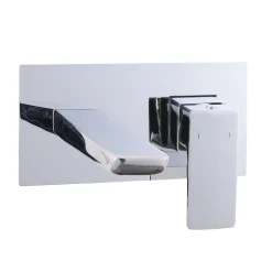 Harbour Status Wall Mounted Bath Mixer Tap - Chrome