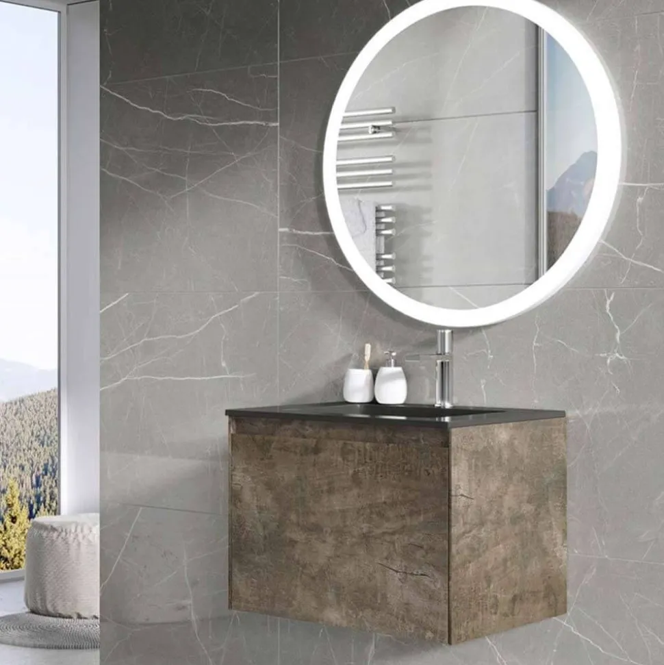 Harbour Substance 600mm 1 Drawer Wall Mounted Vanity Unit & Basin Options