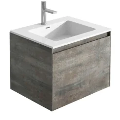 Harbour Substance 600mm 1 Drawer Wall Mounted Vanity Unit & Basin Options