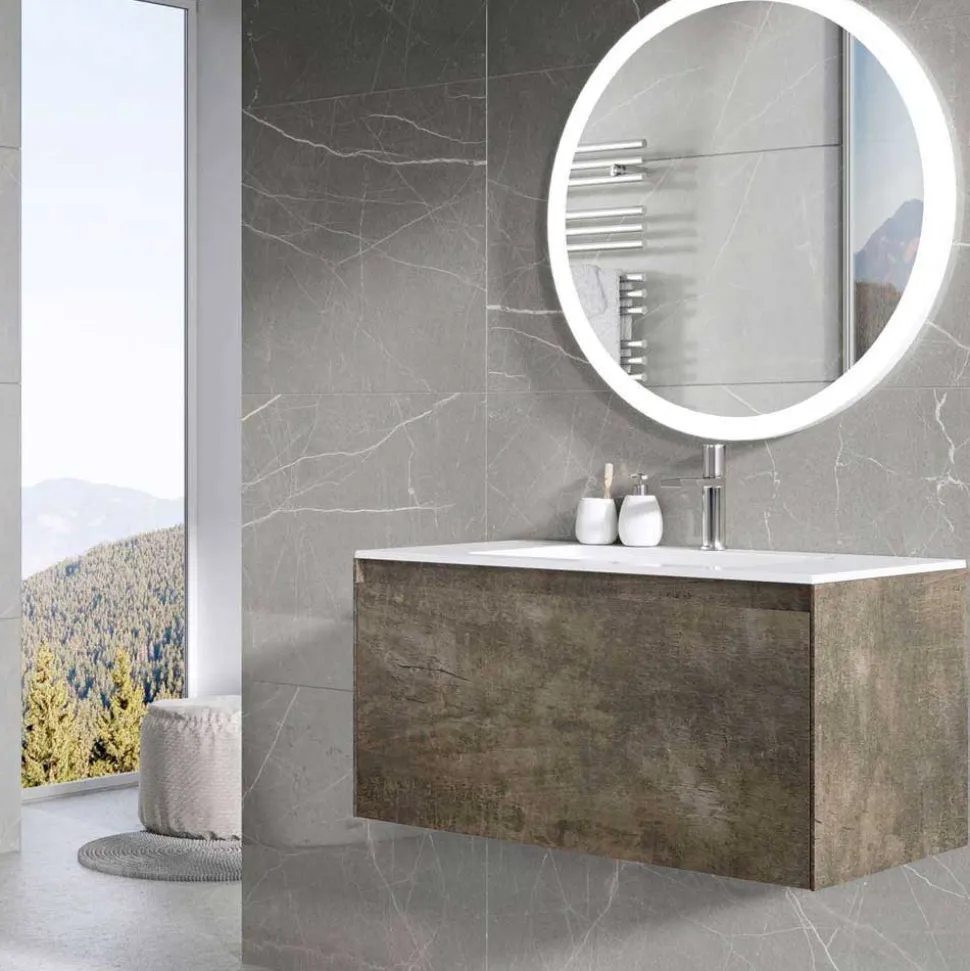 Harbour Substance 900mm 1 Drawer Wall Mounted Vanity Unit & Basin Options