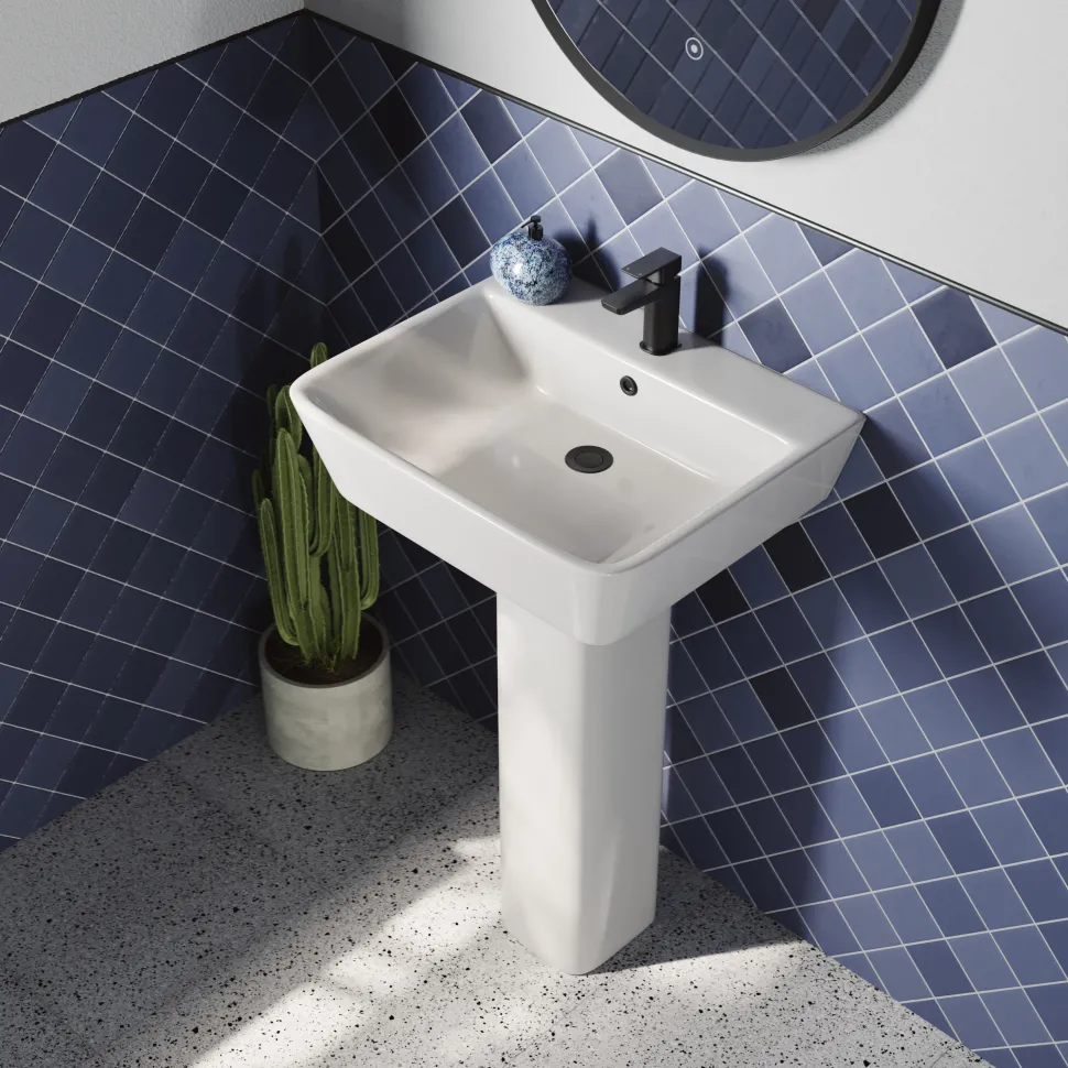 Harbour Unity 500mm Basin & Full Pedestal