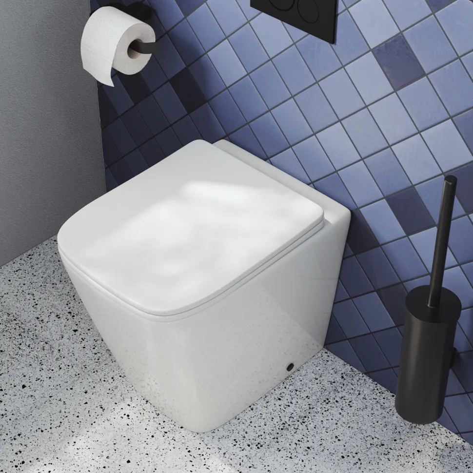 Harbour Unity Rimless Back to Wall Toilet & Soft Close Seat