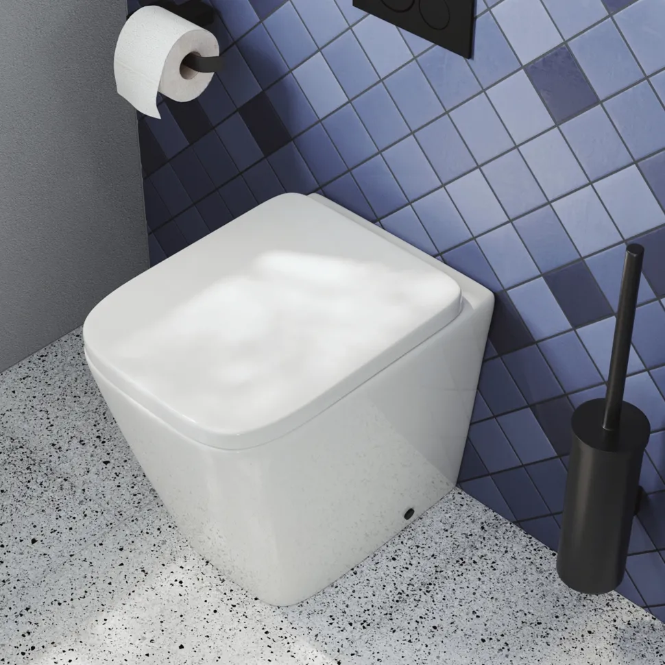 Harbour Unity Rimless Back to Wall Toilet & Soft Close Seat