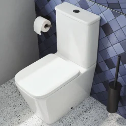 Harbour Unity Rimless BTW Close Coupled Toilet & Soft Close Seat
