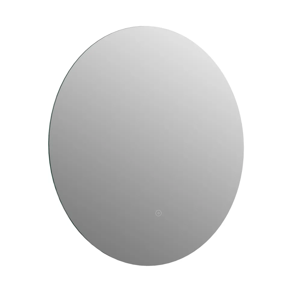 Harbour Vision LED Illuminated Round Bathroom Mirror with Demister Pad - 600mm