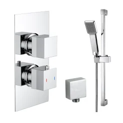 Harley Concealed Thermostatic Shower Valve & Slide Rail Kit