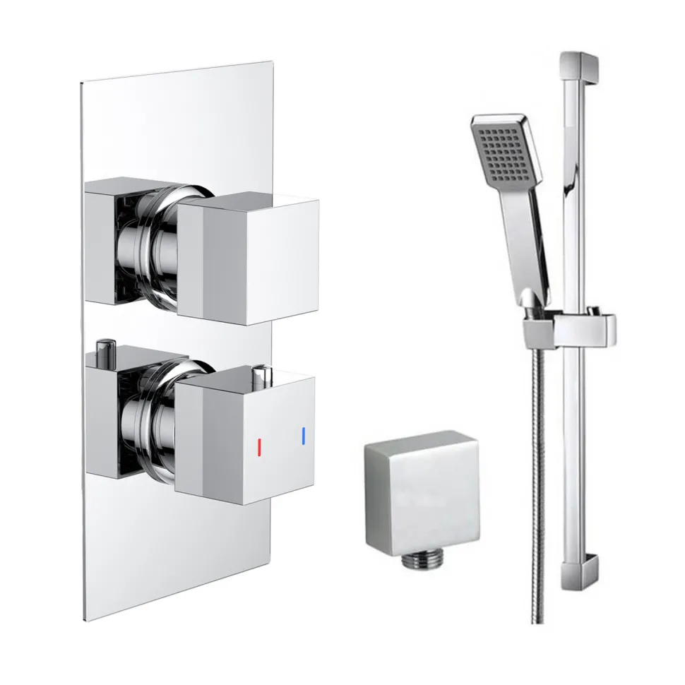 Harley Concealed Thermostatic Shower Valve & Slide Rail Kit