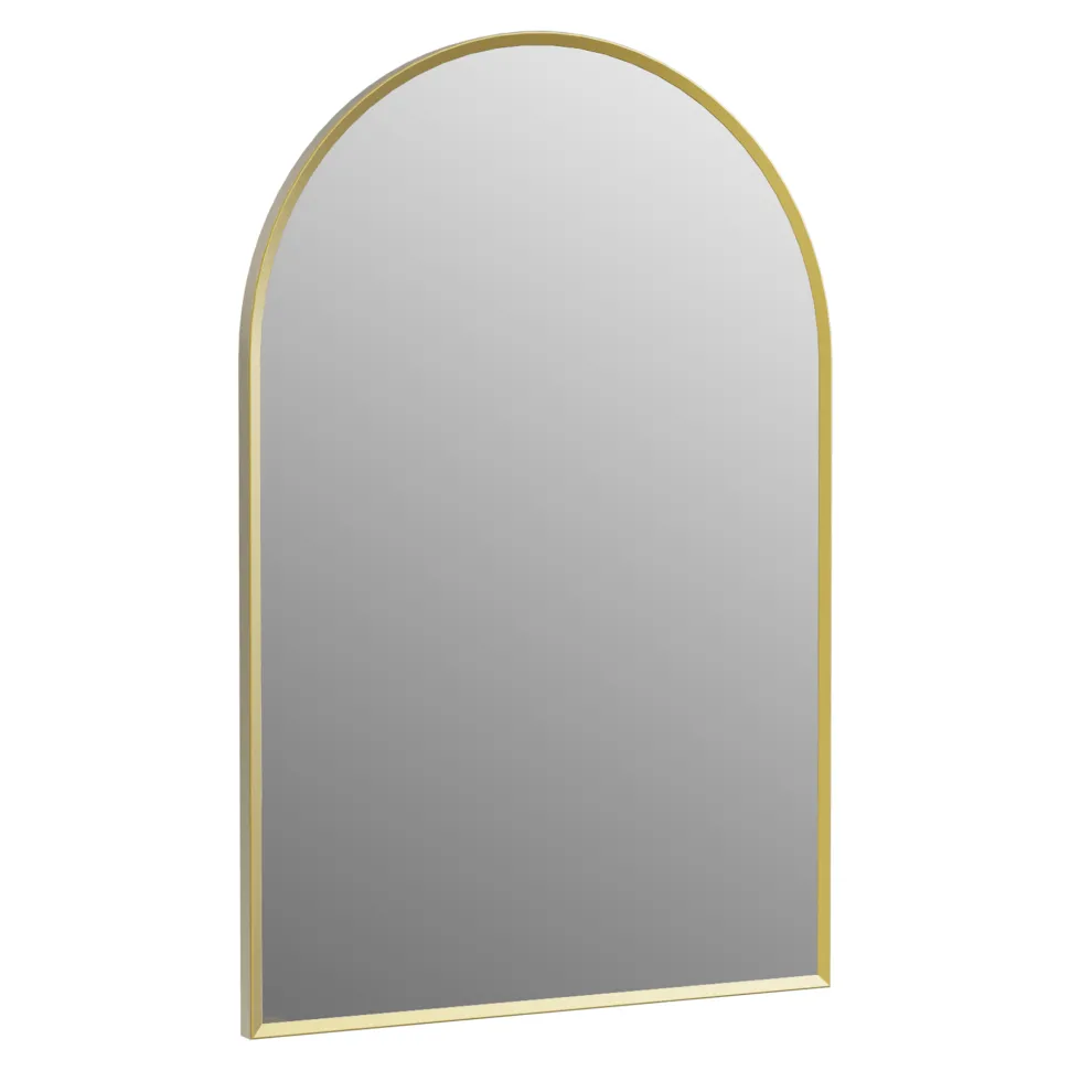 Harper LED Illuminated Arch Framed Mirror with Demister Pad & Colour Change Lights - 500 x 750mm