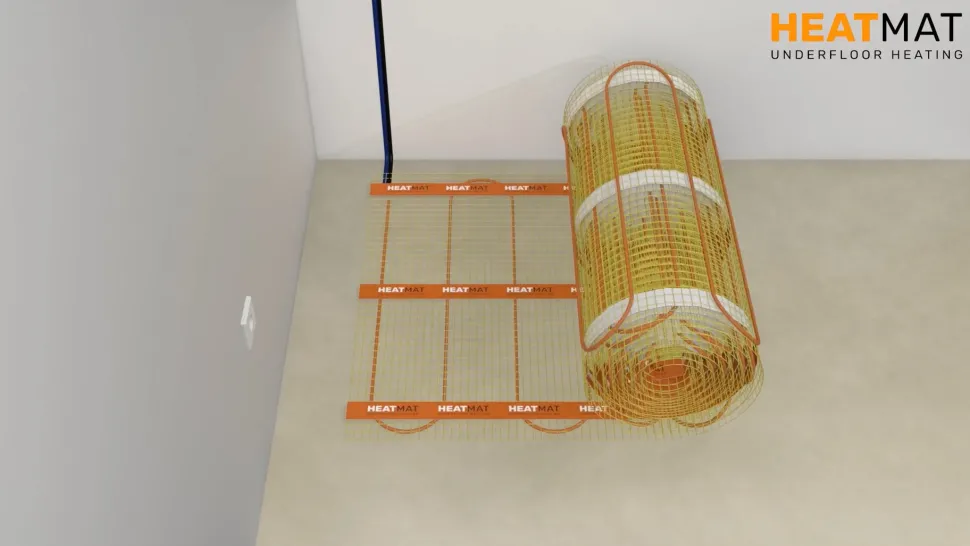Heat Mat Pro Underfloor Heating Mat 160W per m2 with Optional WiFi Thermostat