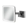 hib. Eclipse Square LED Illuminated Magnifying Mirror - 180 x 180mm