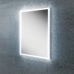 hib. Vega LED Illuminated Rectangular Mirror with Demister Pad & Colour Change LEDs