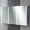 hib. Xenon 120 LED Illuminated Mirror Cabinet With Mirrored Sides