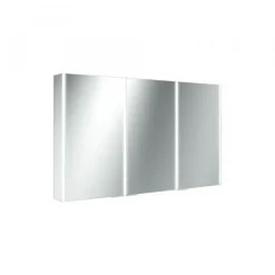 hib. Xenon 120 LED Illuminated Mirror Cabinet With Mirrored Sides