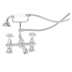 High Life Balmoral Deck Mounted Bath Shower Mixer with Handset Kit