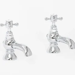 High Life Balmoral Pair Of Basin Pillar Taps