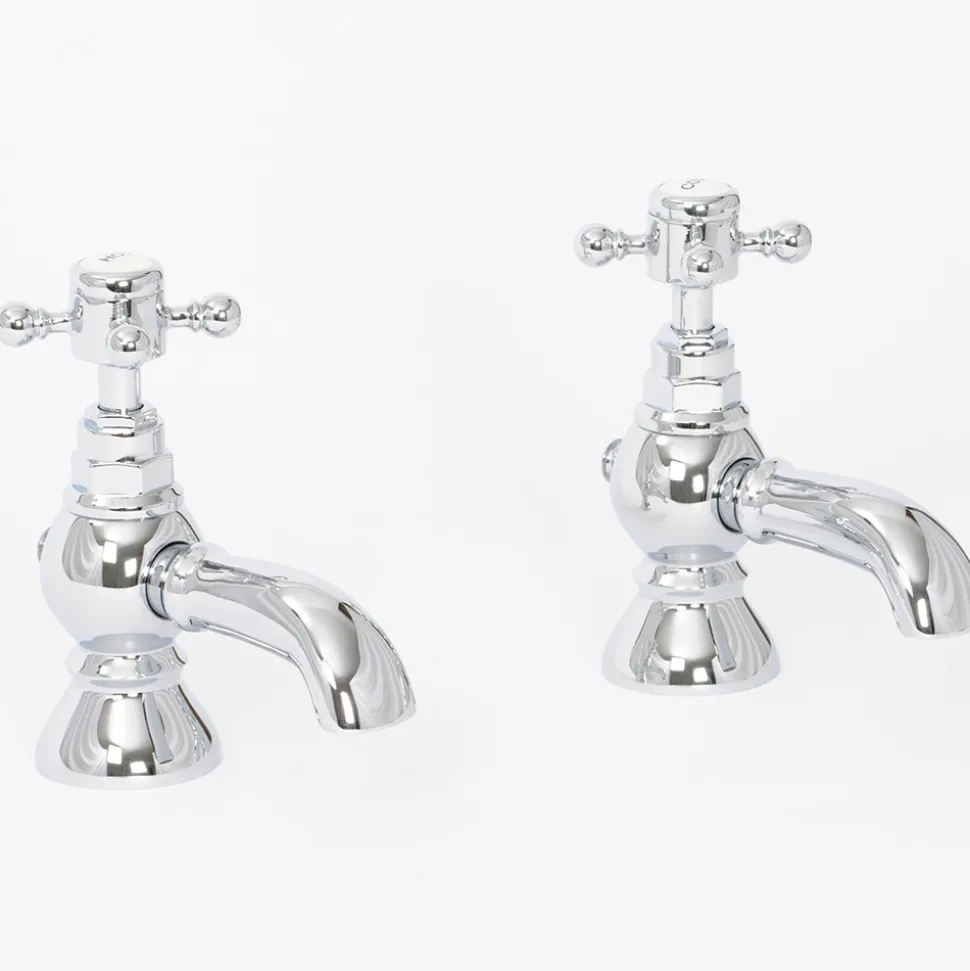 High Life Balmoral Pair Of Basin Pillar Taps