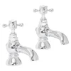 High Life Balmoral Pair Of Bath Pillar Taps