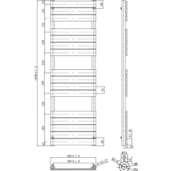 HIX Designer Heated Towel Rail