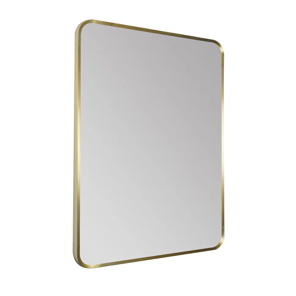 HIX Rectangular Framed Bathroom Mirror - 600 x 800mm