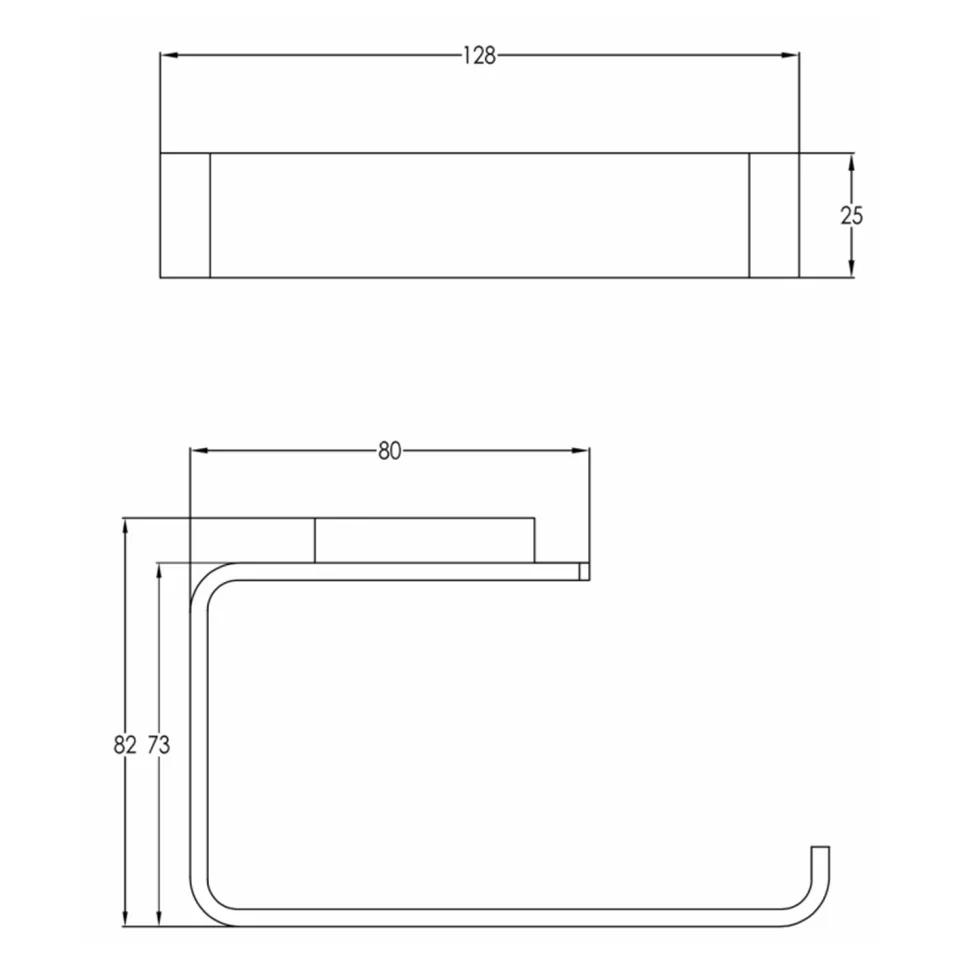HIX Toilet Roll Holder