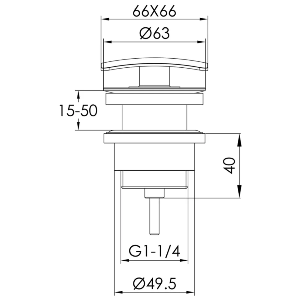 HIX Universal Basin Waste