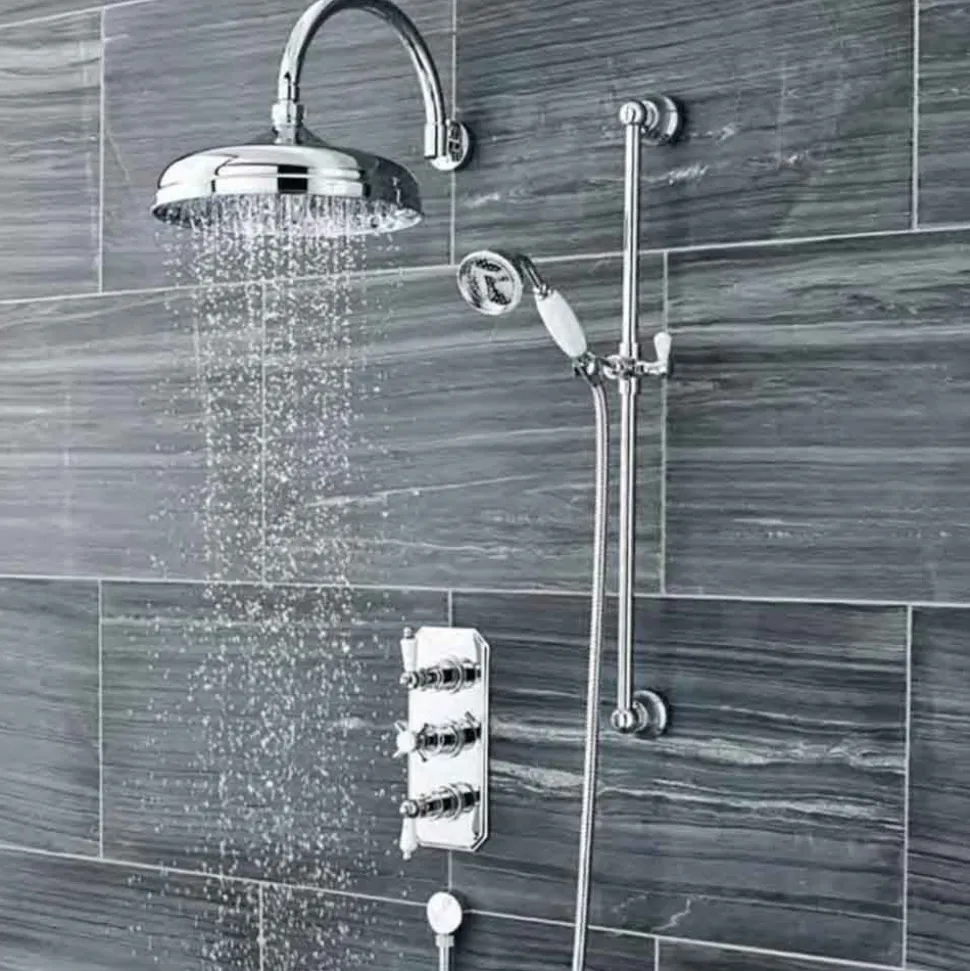 Hudson Reed Arched Wall Mounted Shower Arm - 313mm