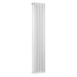 Hudson Reed Colosseum White Triple Column Traditional Radiator