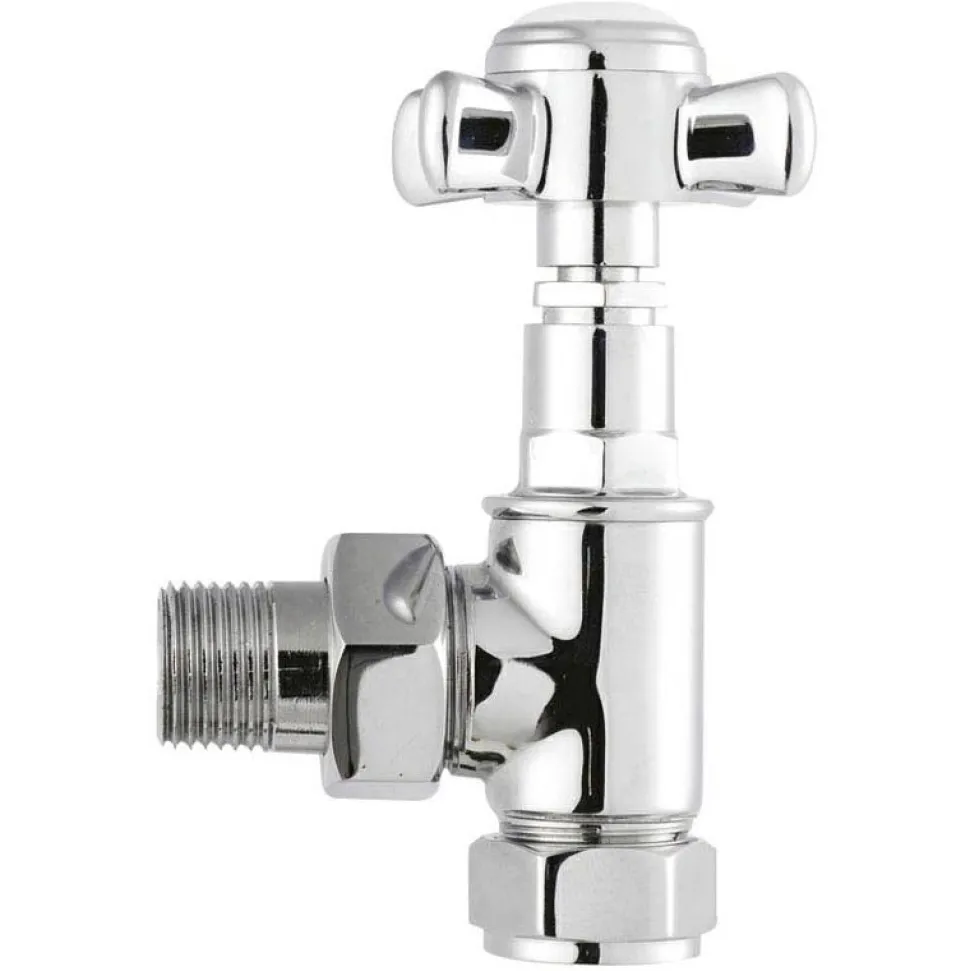Hudson Reed Crosshead Angled Radiator Valves