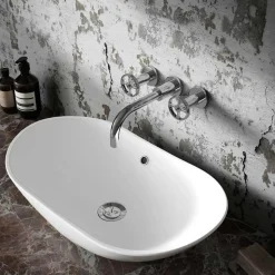 Hudson Reed Revolution Industrial Wall Mounted Basin Mixer Tap