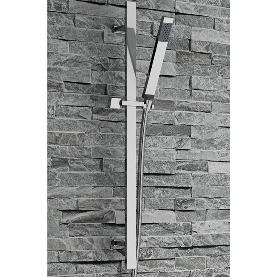 Hudson Reed Sheer Slider Rail Kit with Outlet Elbow
