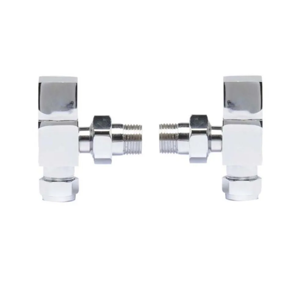 Hudson Reed Square Angled Radiator Valves
