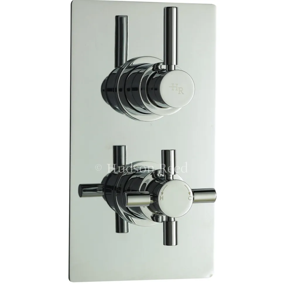 Hudson Reed Tec Pura 2 Outlet Concealed Thermostatic Shower Valve