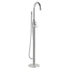 Hudson Reed Thermostatic Single Lever Floor Standing Bath Shower Mixer With Shower Handset and Hose