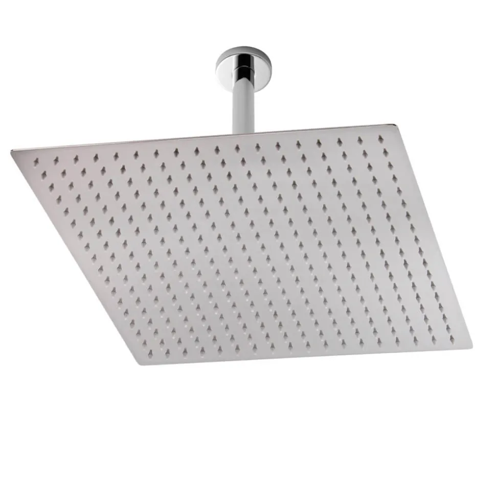 Hudson Reed Thin Square Fixed Shower Head - 400mm