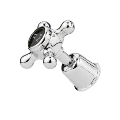 Hudson Reed Topaz Black Crosshead Mono Basin Mixer with Pop-Up Waste