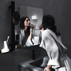 Ideal Standard Alu+ 200mm Magnifying Mirror & Beauty Bar