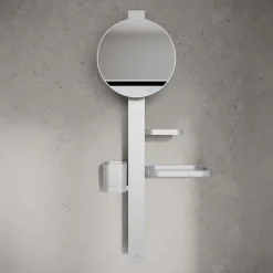 Ideal Standard Alu+ 200mm Magnifying Mirror & Beauty Bar