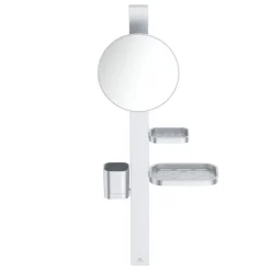 Ideal Standard Alu+ 200mm Magnifying Mirror & Beauty Bar