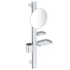 Ideal Standard Alu+ 200mm Magnifying Mirror & Beauty Bar
