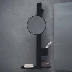 Ideal Standard Alu+ 200mm Magnifying Mirror & Beauty Bar